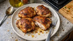 Crispy paprika air fryer chicken thighs
