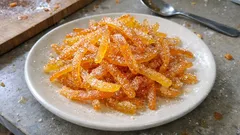Candied Orange Peel at Home – a simple two-ingredient treat for baking and gifting