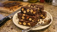 Chocolate Hazelnut Torrone (Nutella-Style) – a simple sliceable treat for sharing