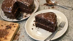 Ina Garten’s Chocolate Layer Cake – the hot-coffee trick for a moist crumb