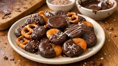 Chocolate-Dipped Edible Gifts: easy no-bake treats to make and wrap for Christmas